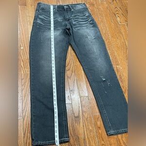 Classic Black Straight Leg Jeans for Women